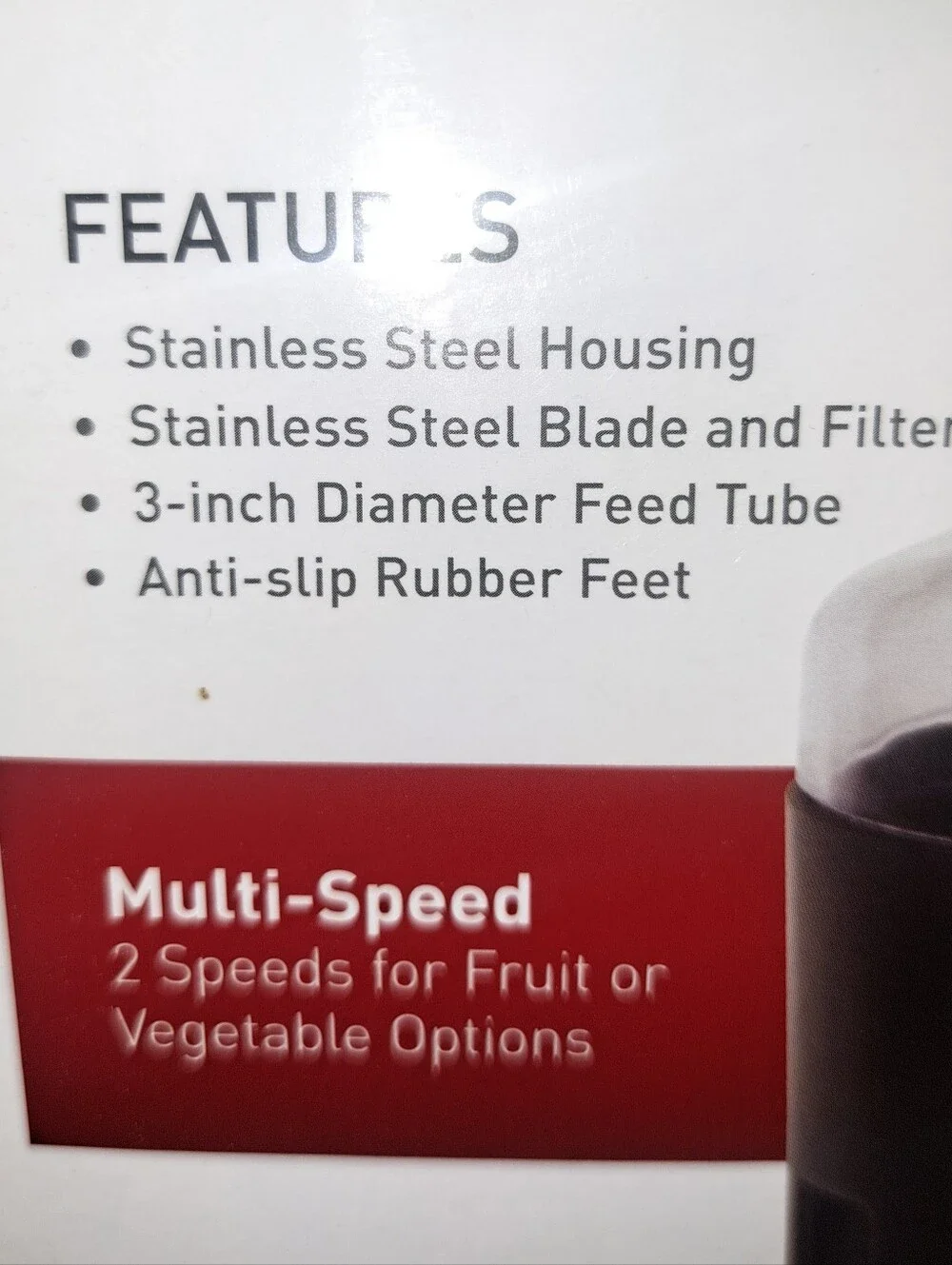 JUICER : New!! Stainless Steel Multi-Speed Power Juicer in